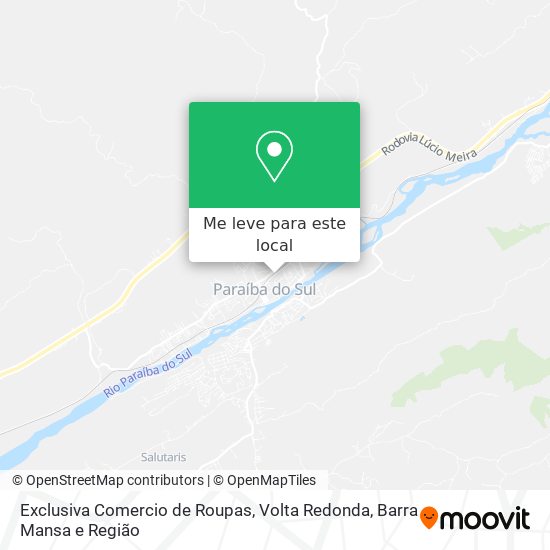 Exclusiva Comercio de Roupas mapa
