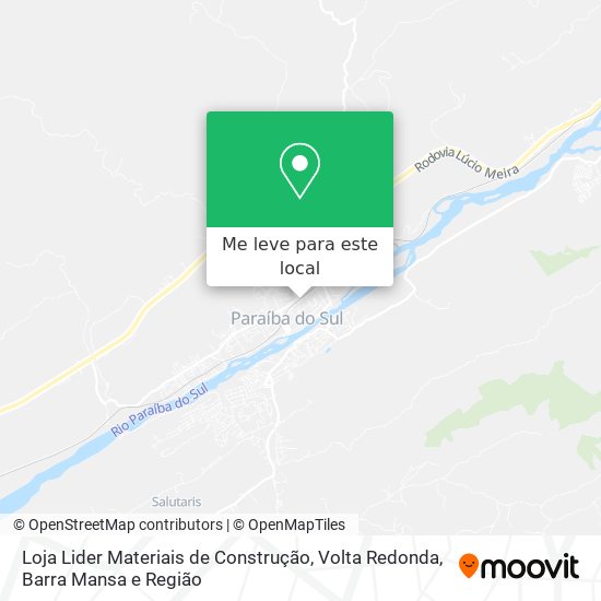 Loja Lider Materiais de Construção mapa