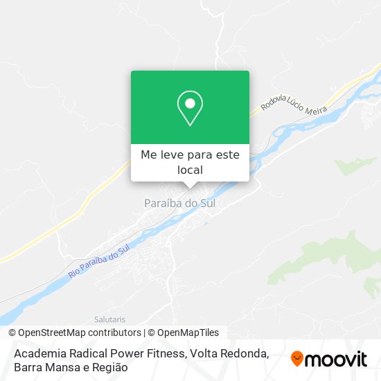 Academia Radical Power Fitness mapa