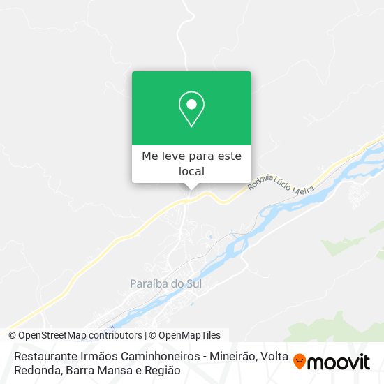 Restaurante Irmãos Caminhoneiros - Mineirão mapa