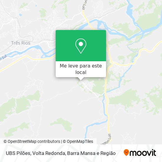 UBS Pilões mapa