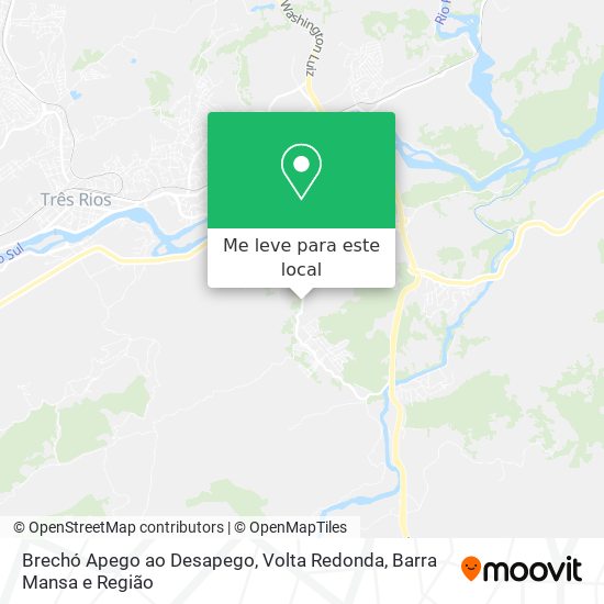 Brechó Apego ao Desapego mapa