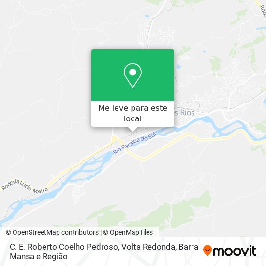 C. E. Roberto Coelho Pedroso mapa
