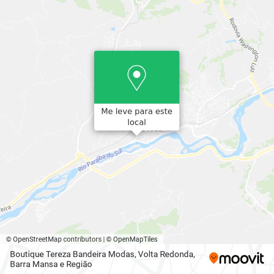 Boutique Tereza Bandeira Modas mapa