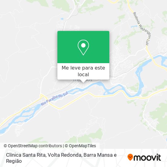 Clínica Santa Rita mapa