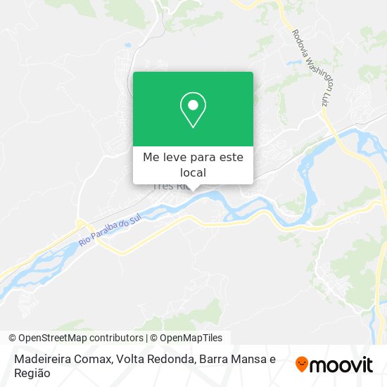Madeireira Comax mapa