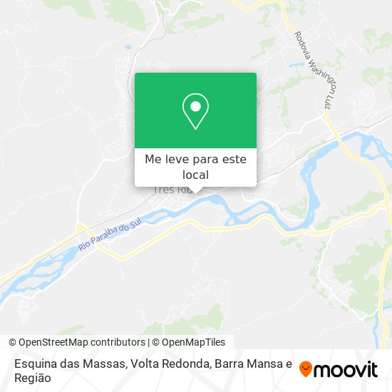 Esquina das Massas mapa