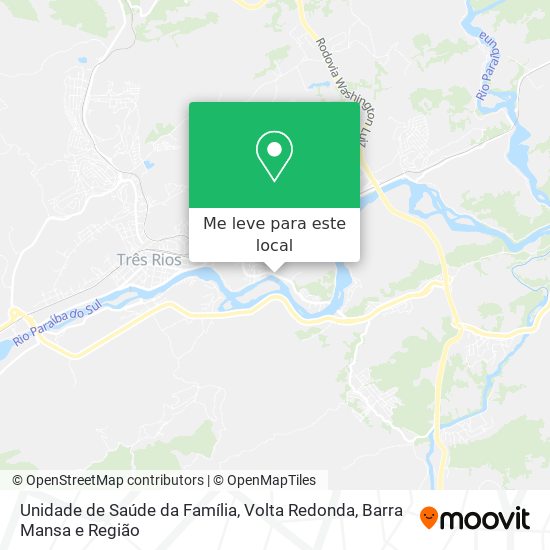 Unidade de Saúde da Família mapa