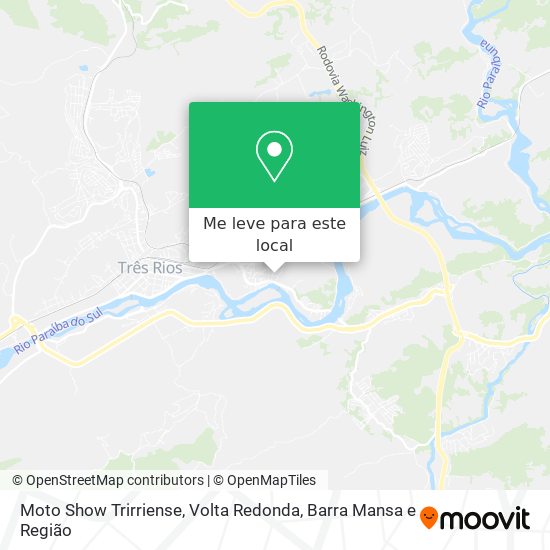 Moto Show Trirriense mapa