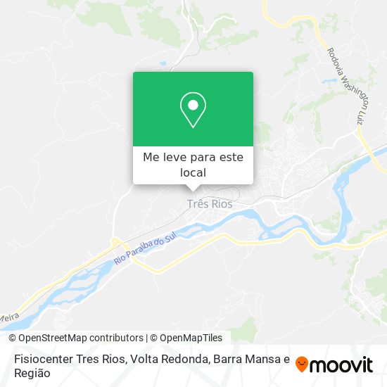 Fisiocenter Tres Rios mapa