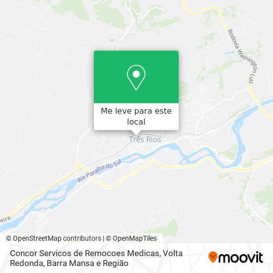 Concor Servicos de Remocoes Medicas mapa