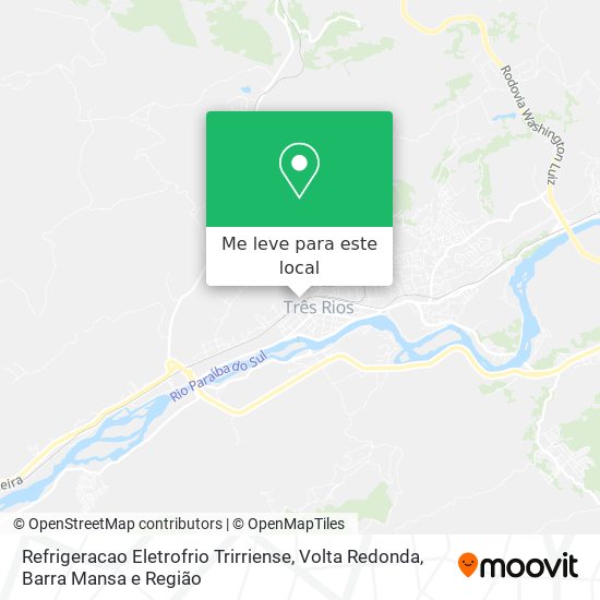 Refrigeracao Eletrofrio Trirriense mapa