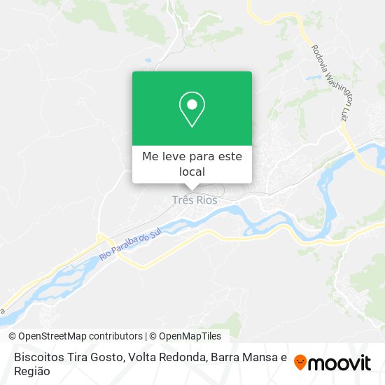 Biscoitos Tira Gosto mapa