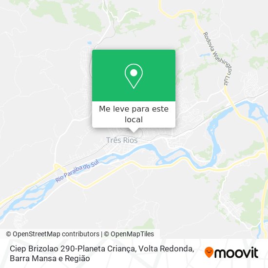 Ciep Brizolao 290-Planeta Criança mapa