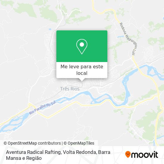 Aventura Radical Rafting mapa