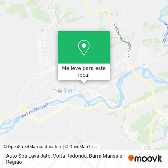 Auto Spa Lava Jato mapa