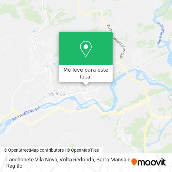 Lanchonete Vila Nova mapa