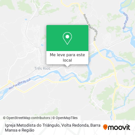 Igreja Metodista do Triângulo mapa