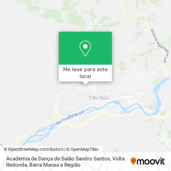 Academia de Dança de Salão Sandro Santos mapa