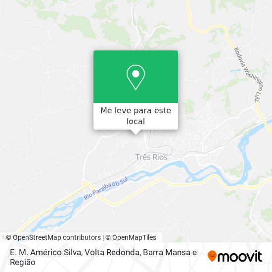 E. M. Américo Silva mapa
