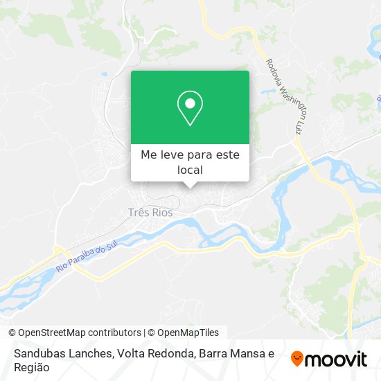 Sandubas Lanches mapa