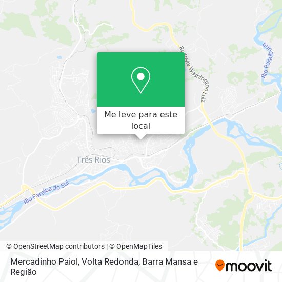 Mercadinho Paiol mapa