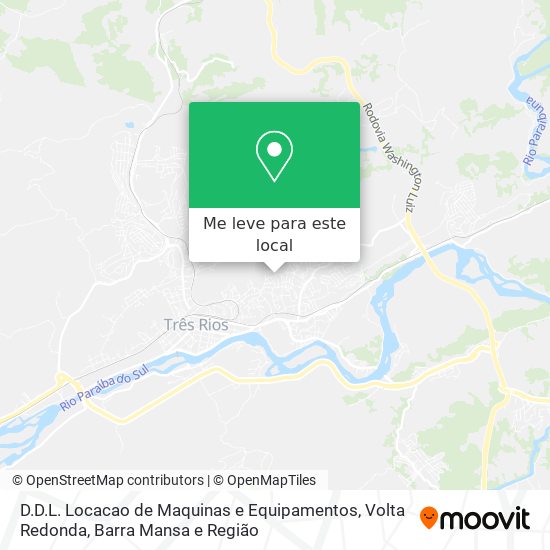 D.D.L. Locacao de Maquinas e Equipamentos mapa