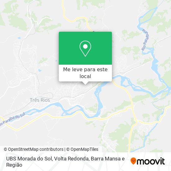 UBS Morada do Sol mapa