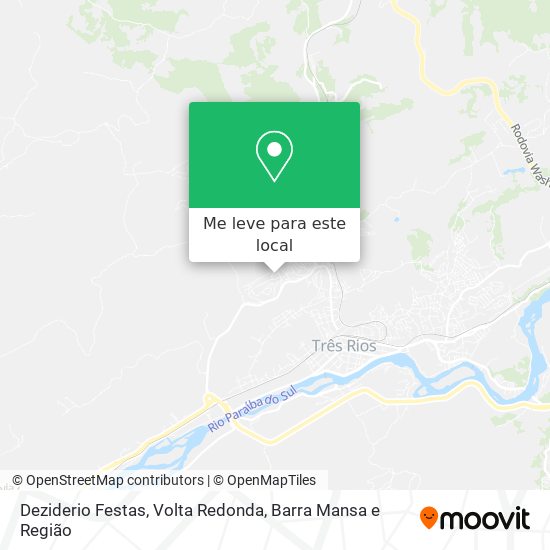 Deziderio Festas mapa