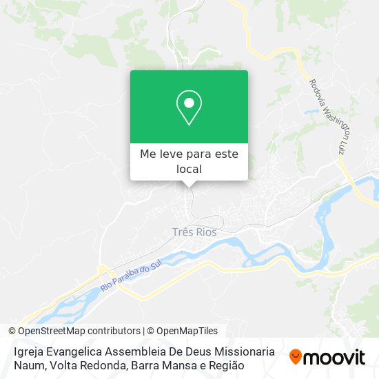 Igreja Evangelica Assembleia De Deus Missionaria Naum mapa