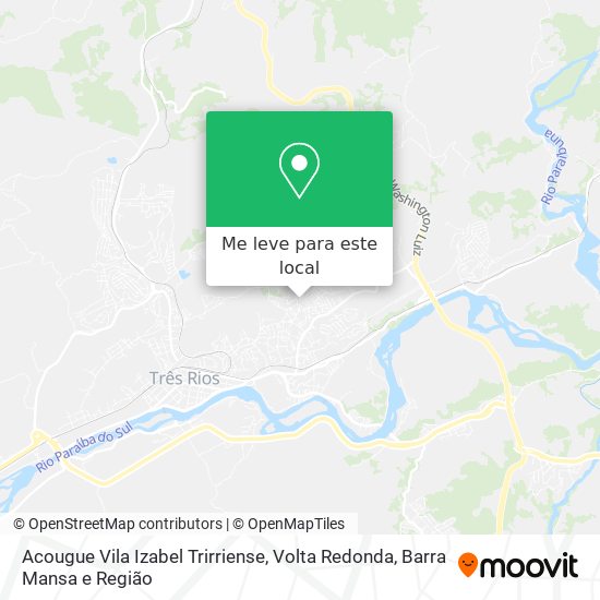 Acougue Vila Izabel Trirriense mapa