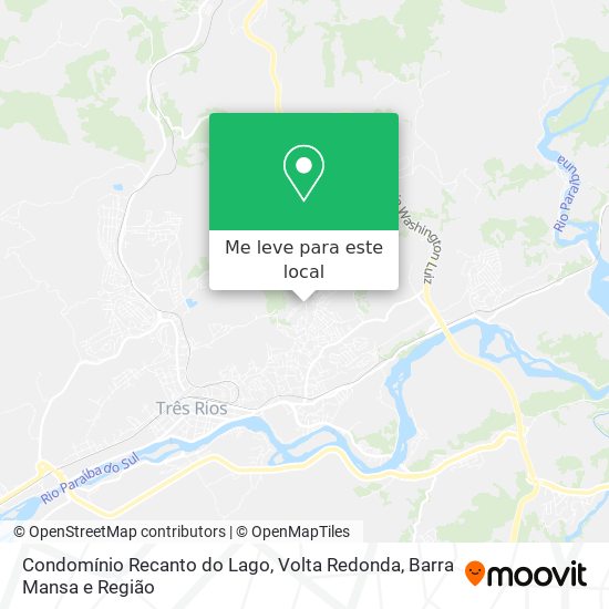 Condomínio Recanto do Lago mapa