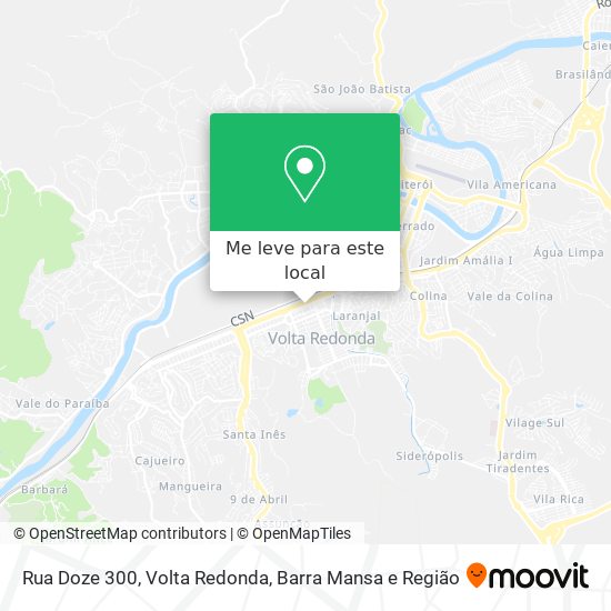 Rua Doze 300 mapa