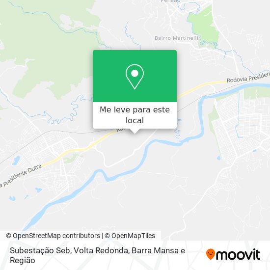 Subestação Seb mapa