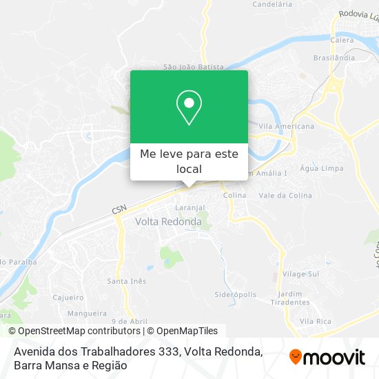 Avenida dos Trabalhadores 333 mapa