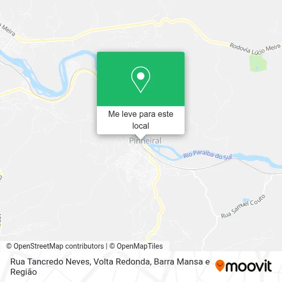 Rua Tancredo Neves mapa