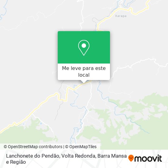 Lanchonete do Pendão mapa