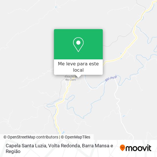 Capela Santa Luzia mapa