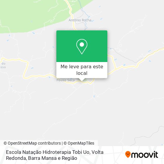 Escola Natação Hidroterapia Tobi Uo mapa