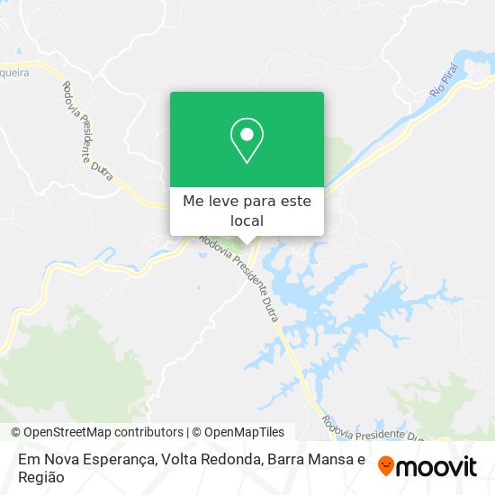 Em Nova Esperança mapa