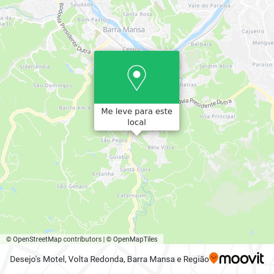 Desejo's Motel mapa