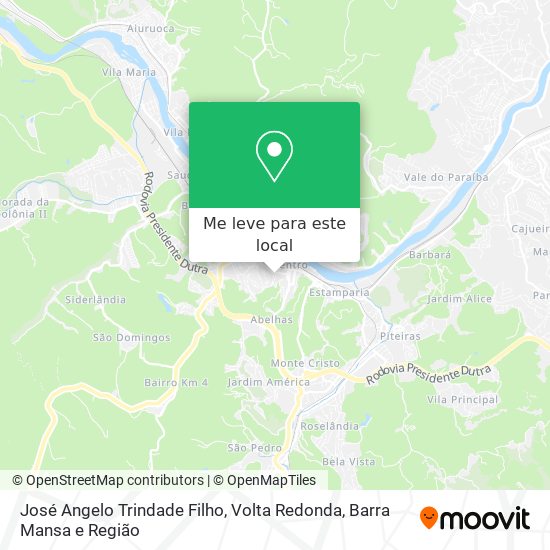 José Angelo Trindade Filho mapa