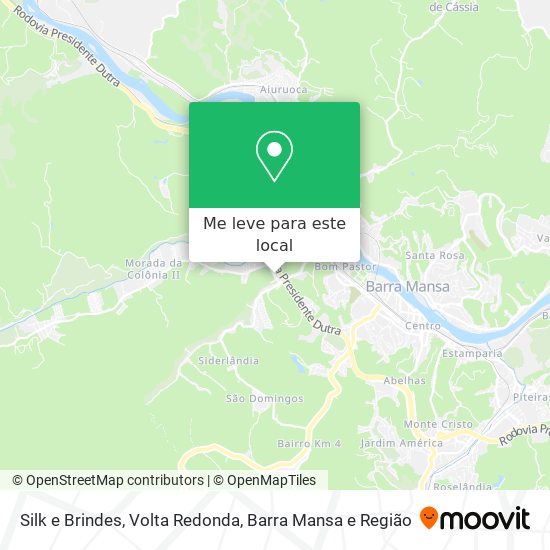Silk e Brindes mapa