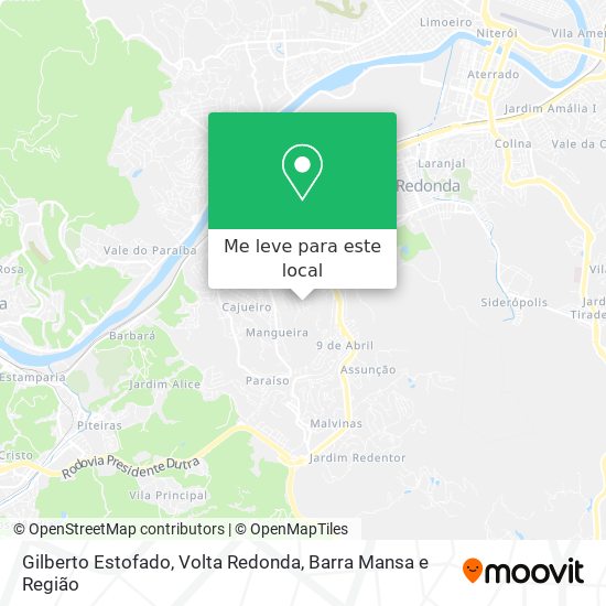 Gilberto Estofado mapa