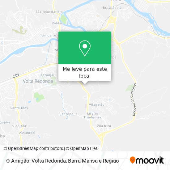 O Amigão mapa