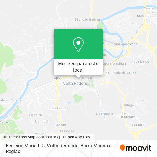 Ferreira, Maria L G mapa