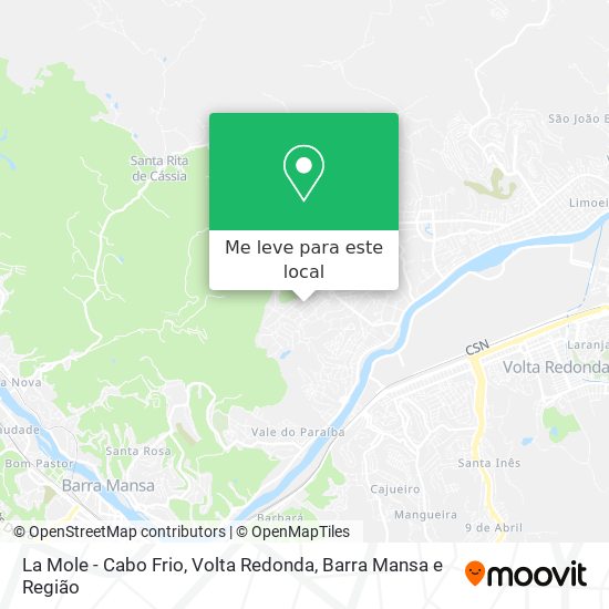 La Mole - Cabo Frio mapa
