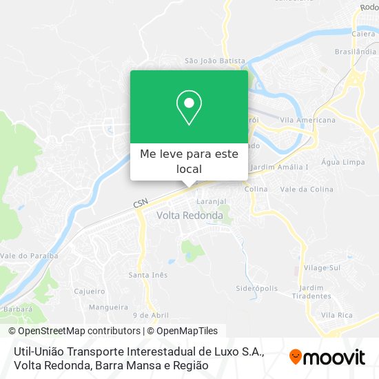 Util-União Transporte Interestadual de Luxo S.A. mapa