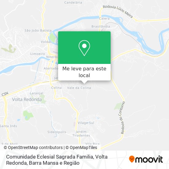Comunidade Eclesial Sagrada Familia mapa