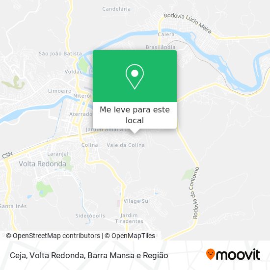 Ceja mapa